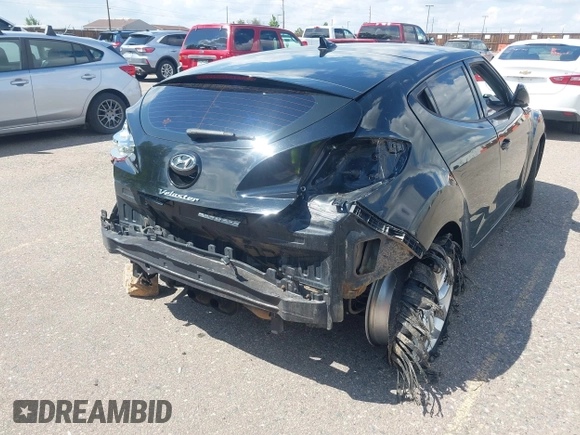 2013 Hyundai Veloster w/Gray Int with VIN KMHTC6AD1DU154946, listed as a IAAI auction lot 42375871 with 108,095 mi miles and . Bid and sale history available at DreamBid. Image 6.