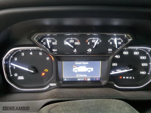 2022 GMC Sierra 1500 Limited AT4 with VIN 1GTP9EEL2NZ220098, listed as a Copart auction lot 79571944 with 56,137 mi miles and Non Repairable. Bid and sale history available at carsss.com. Image 9.