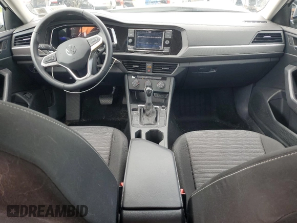 2023 Volkswagen Jetta S with VIN 3VW5M7BU4PM024051, listed as a Copart auction lot 59734695 with 43,632 mi miles and Salvage title. Bid and sale history available at DreamBid. Image 8.