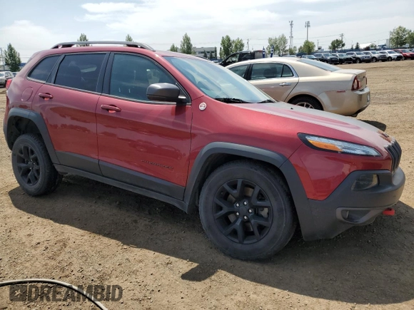 2017 Jeep Cherokee Trailhawk z VIN 1C4PJMBSXHW558559, wystawiony jako Copart lot #64548295 z przebiegiem 119 765 mil mil oraz Szkoda całkowita • Salvage title. Historia ofert i sprzedaży dostępna na DreamBid. Obrazek 4.
