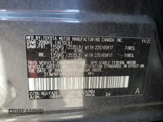 2023 Toyota RAV4 XLE with VIN 2T3W1RFV4PW240656, listed as a Copart auction lot 47028755 with 26,742 mi miles and Salvage Title. Bid and sale history available at carsss.com. Image 14.