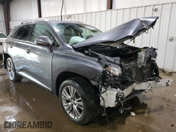 2013 Lexus RX 450h with VIN JTJBC1BA1D2063613, listed as a Copart auction lot 61199895 with 140,817 mi miles and Salvage title. Bid and sale history available at DreamBid. Image 4.