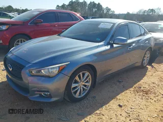 2015 Infiniti Q50 Premium with VIN JN1BV7AP2FM336977, listed as a IAAI auction lot 41782699 with 103,031 mi miles. Bid and sale history available at carsss.com. Image 2.