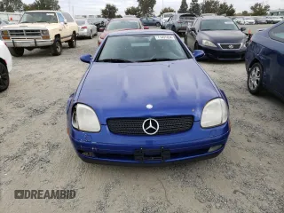 1998 Mercedes-Benz SLK-Class with VIN WDBKK47F9WF079564, listed as a Copart auction lot 71497654 with 226,380 mi miles and Salvage Title. Bid and sale history available at carsss.com. Image 5.