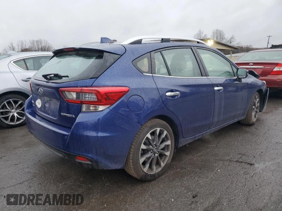 2022 Subaru Impreza Limited with VIN 4S3GTAU66N3711119, listed as a Copart auction lot 80557454 with 52,186 mi miles and Salvage Title. Bid and sale history available at DreamBid. Image 3.