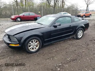 2006 Ford Mustang Standard with VIN 1ZVFT80N265241966, listed as a Copart auction lot 51570835 with 191,147 mi miles and Salvage Title. Bid and sale history available at carsss.com. Image 1.