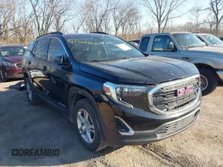 2018 GMC Terrain SLE with VIN 3GKALTEV5JL244687, listed as a IAAI auction lot 41762325 with 97,054 mi miles. Bid and sale history available at carsss.com. Image 1.