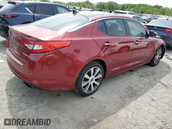 2012 Kia Optima SX with VIN 5XXGR4A64CG070859, listed as a Copart auction lot 51647324 with 170,772 mi miles and Salvage Title. Bid and sale history available at carsss.com. Image 3.