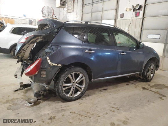 2012 Nissan Murano LE with VIN JN8AZ1MWXCW207709, listed as a Copart auction lot 46333105 with 160,294 mi miles and Salvage Title. Bid and sale history available at carsss.com. Image 3.