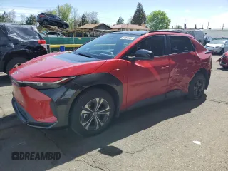 2024 Toyota bZ4X XLE with VIN JTMABACA2RA074732, listed as a Copart auction lot 57084535 with 2,705 mi miles and Salvage title. Bid and sale history available at DreamBid. Image 1.