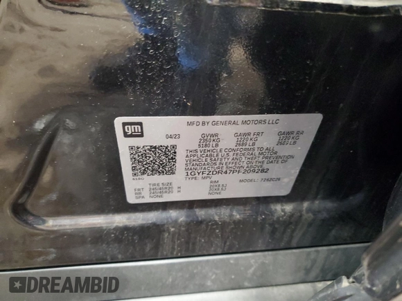 2023 Cadillac XT4 AWD Premium Luxury z VIN 1GYFZDR47PF209282, wystawiony jako Copart lot #51175635 z przebiegiem Nie podano mil oraz Szkoda całkowita • Salvage title. Historia ofert i sprzedaży dostępna na DreamBid. Obrazek 13.