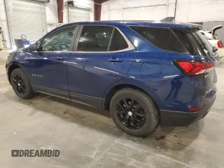 2022 Chevrolet Equinox LT with VIN 3GNAXUEV6NL189394, listed as a Copart auction lot 60070455 with 25,039 mi miles and Salvage title. Bid and sale history available at DreamBid. Image 2.