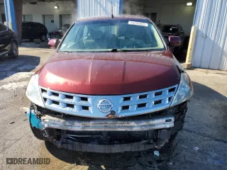 2005 Nissan Murano SE with VIN JN8AZ08T55W323882, listed as a Copart auction lot 46298905 with 0 mi miles and Salvage Title. Bid and sale history available at carsss.com. Image 5.