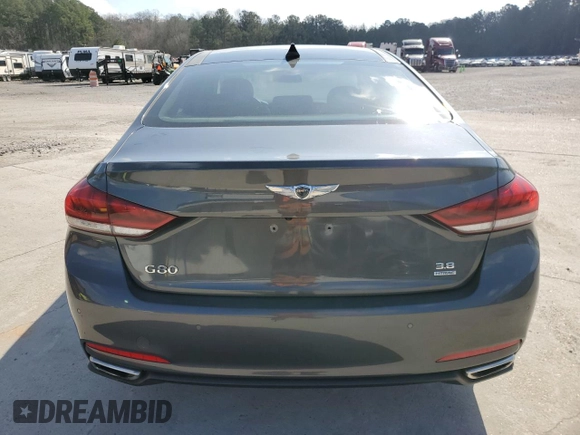 2017 Genesis G80 3.8L z VIN KMHGN4JE7HU199906, wystawiony jako Copart lot #84053374 z przebiegiem 117 132 mil mil oraz Szkoda całkowita • Salvage title. Historia ofert i sprzedaży dostępna na DreamBid. Obrazek 6.