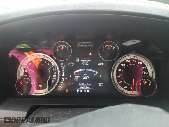 2016 Ram 1500 Laramie z VIN 1C6RR7NT3GS390185, wystawiony jako Copart lot #57874635 z przebiegiem 109 023 mil mil oraz Szkoda całkowita • Salvage title. Historia ofert i sprzedaży dostępna na DreamBid. Obrazek 9.