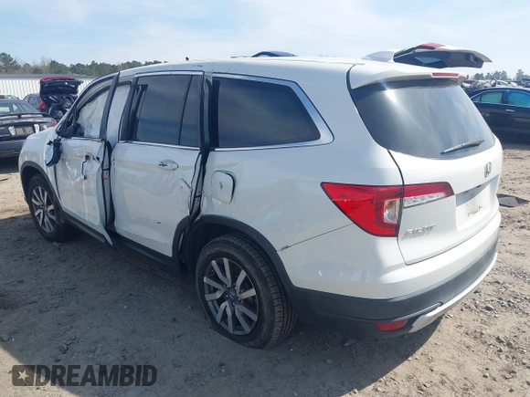 2020 Honda Pilot EX z VIN 5FNYF6H36LB057201, wystawiony jako IAAI lot #41838876 z przebiegiem 53 844 mil mil oraz . Historia ofert i sprzedaży dostępna na DreamBid. Obrazek 3.
