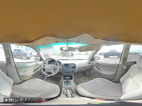 1998 Honda Civic LX with VIN 1HGEJ6673WL011044, listed as a Copart auction lot 69287544 with 172,822 mi miles and Salvage Title. Bid and sale history available at carsss.com. Image 13.