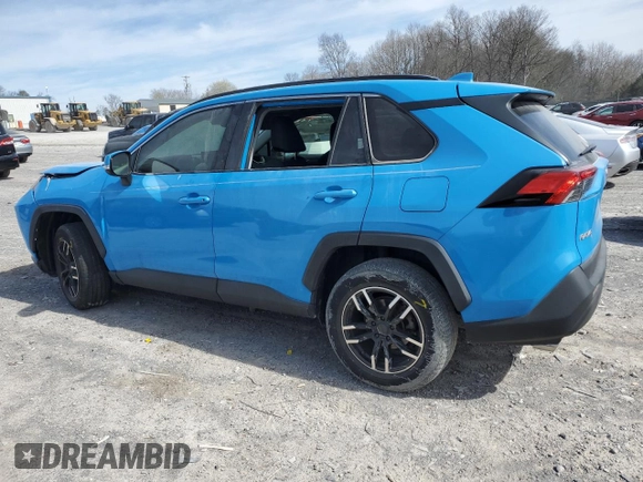 2019 Toyota RAV4 LE with VIN JTMK1RFV2KD018508, listed as a Copart auction lot 49722885 with 93,043 mi miles and Salvage Title. Bid and sale history available at carsss.com. Image 2.