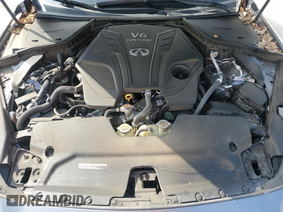 2021 Infiniti Q50 Signature Edition with VIN JN1EV7CP9MM703669, listed as a Copart auction lot 54861195 with 50,856 mi miles and Salvage title. Bid and sale history available at DreamBid. Image 11.