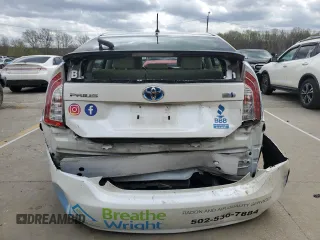 2013 Toyota Prius One with VIN JTDKN3DU5D5685887, listed as a Copart auction lot 48955345 with 227,695 mi miles and Salvage Title. Bid and sale history available at carsss.com. Image 6.