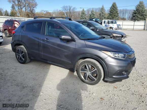 2022 Honda HR-V EX-L with VIN 3CZRU6H71NM731289, listed as a Copart auction lot 81353304 with 65,631 mi miles and Salvage Title. Bid and sale history available at carsss.com. Image 4.