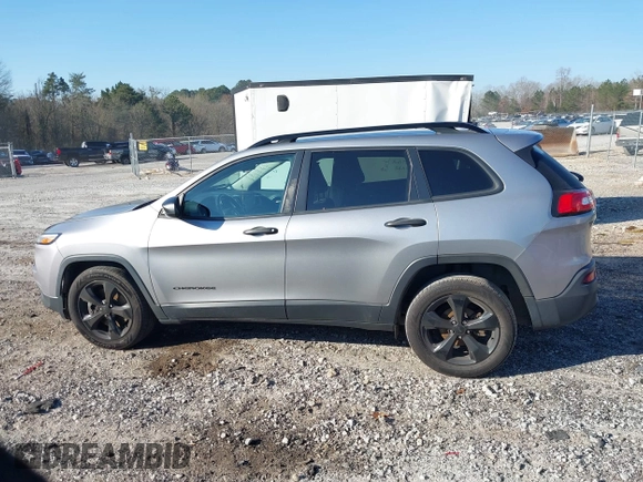 2017 Jeep Cherokee Sport with VIN 1C4PJLAB4HW603099, listed as a IAAI auction lot 41663602 with 150,662 mi miles. Bid and sale history available at carsss.com. Image 15.