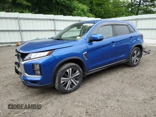2020 Mitsubishi Outlander ES with VIN JA4AR3AU7LU013574, listed as a Copart auction lot 60897245 with 49,947 mi miles and Salvage title. Bid and sale history available at DreamBid. Image 1.