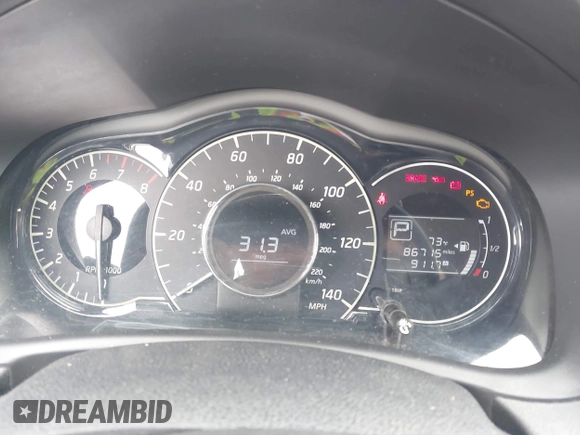 2015 Nissan Note S Plus with VIN 3N1CE2CP0FL365795, listed as a IAAI auction lot 42443633 with 86,715 mi miles and . Bid and sale history available at DreamBid. Image 7.