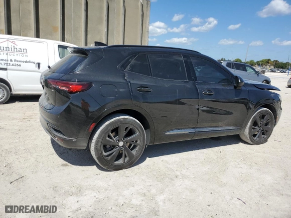 2021 Buick Envision Essence with VIN LRBFZNR45MD177482, listed as a Copart auction lot 49008564 with 35,741 mi miles and Salvage Title. Bid and sale history available at carsss.com. Image 3.
