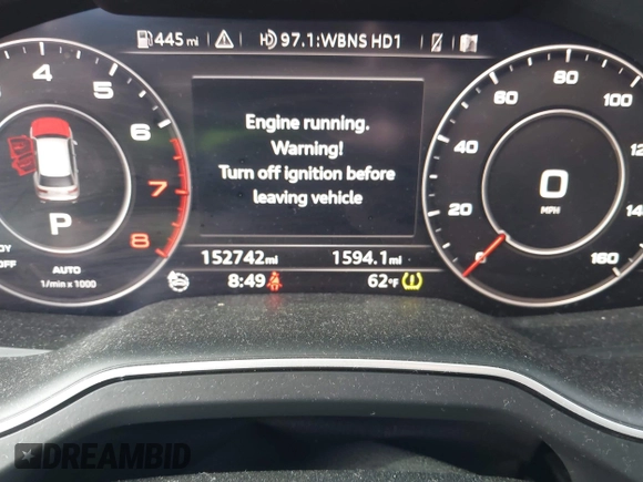 2017 Audi Q7 Prestige with VIN WA1VABF74HD026649, listed as a IAAI auction lot 42155588 with 152,742 mi miles and . Bid and sale history available at DreamBid. Image 7.