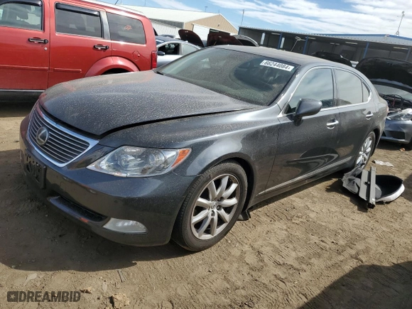 2007 Lexus LS 460 LWB with VIN JTHGL46F475005142, listed as a Copart auction lot 66244084 with NaN miles and Clean Title. Bid and sale history available at carsss.com. Image 1.