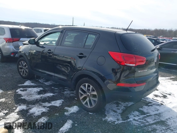 2016 Kia Sportage LX with VIN KNDPBCAC6G7853992, listed as a IAAI auction lot 41292698 with 106,803 mi miles and . Bid and sale history available at carsss.com. Image 3.