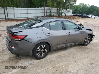 2021 Nissan Sentra SV with VIN 3N1AB8CV2MY296934, listed as a Copart auction lot 56463445 with 43,328 mi miles and Salvage title. Bid and sale history available at DreamBid. Image 3.