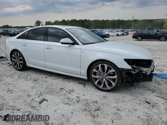 2015 Audi A6 Premium Plus with VIN WAUFGAFC4FN028079, listed as a Copart auction lot 50939535 with 112,696 mi miles and Salvage title. Bid and sale history available at DreamBid. Image 4.