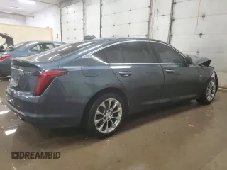2021 Cadillac CT5 Premium Luxury with VIN 1G6DT5RW8M0107836, listed as a Copart auction lot 42399015 with 37,858 mi miles and Non repairable. Bid and sale history available at DreamBid. Image 3.