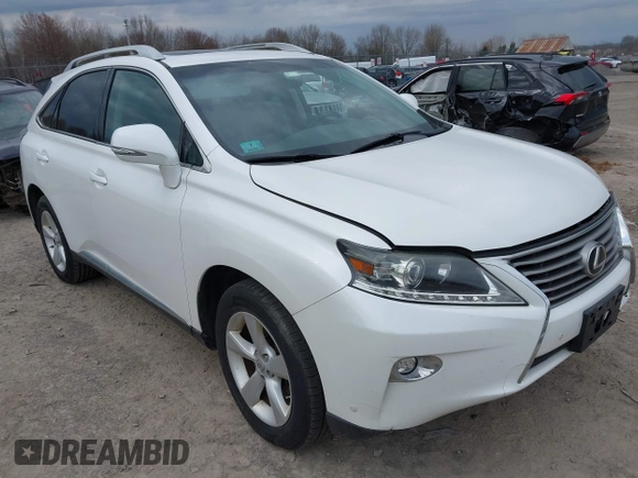 2015 Lexus RX 350 with VIN 2T2BK1BA2FC294722, listed as a IAAI auction lot 42019871 with 76,335 mi miles and . Bid and sale history available at DreamBid. Image 1.
