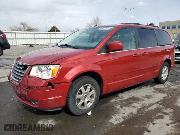 2008 Chrysler Town & Country Touring with VIN 2A8HR54P48R660212, listed as a Copart auction lot 49892765 with 138,365 mi miles and Salvage Title. Bid and sale history available at carsss.com. Image 1.