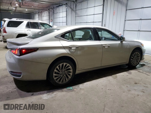 2022 Lexus ES 300h Luxury with VIN 58AEA1C17NU018349, listed as a Copart auction lot 43206535 with 13,464 mi miles and Salvage title. Bid and sale history available at DreamBid. Image 3.