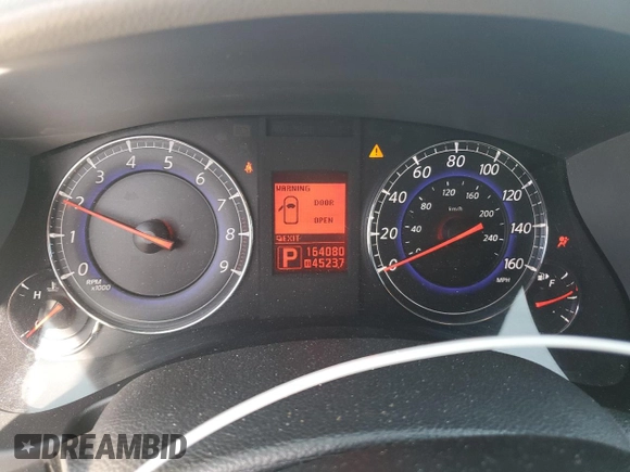 2008 Infiniti EX Journey with VIN JNKAJ09F78M361298, listed as a Copart auction lot 49075755 with 164,080 mi miles and Salvage title. Bid and sale history available at DreamBid. Image 9.