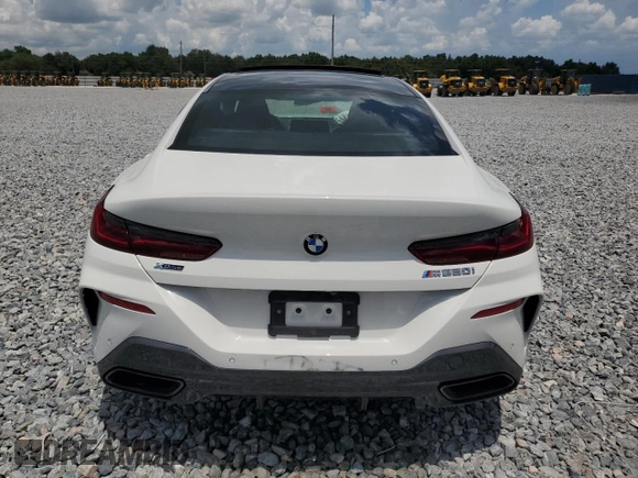 2023 BMW 8 Series M850i with VIN WBAGV8C07PCL57496, listed as a Copart auction lot 64175375 with Not provided miles and Non repairable. Bid and sale history available at DreamBid. Image 6.