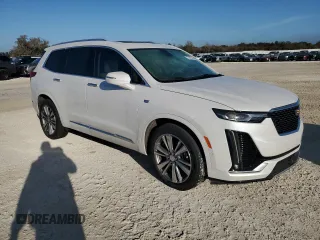 2020 Cadillac XT6 FWD Premium Luxury with VIN 1GYKPCRS9LZ105835, listed as a Copart auction lot 77072234 with 0 mi miles and Non Repairable. Bid and sale history available at carsss.com. Image 4.