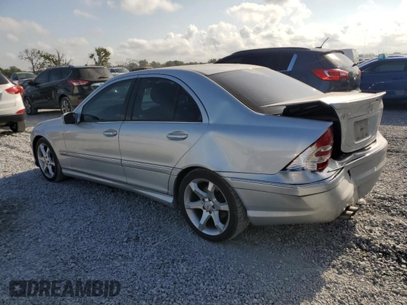 2007 Mercedes-Benz C 230 Sport with VIN WDBRF52H87A936814, listed as a Copart auction lot 54926245 with 141,310 mi miles and Salvage Title. Bid and sale history available at DreamBid. Image 2.