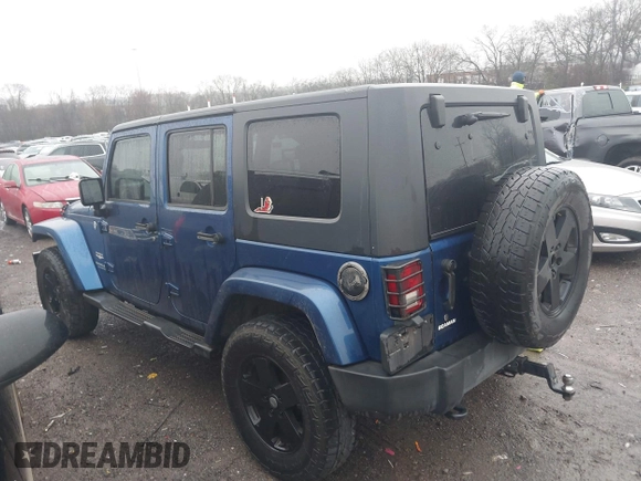 2010 Jeep Wrangler Unlimited Sahara with VIN 1J4BA5H17AL166915, listed as a IAAI auction lot 41561508 with 252,337 mi miles. Bid and sale history available at carsss.com. Image 14.