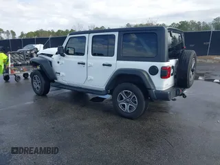 2023 Jeep Wrangler Sport S with VIN 1C4HJXDN9PW540842, listed as a IAAI auction lot 41712336 with 36,017 mi miles and . Bid and sale history available at DreamBid. Image 3.