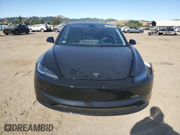 2025 Tesla Model 3 Long Range с VIN 5YJ3E1EB5SF941172, выставлен на аукционе Copart как лот 58968915 с пробегом 2 591 миль миль и Списание • Salvage title. История ставок и продаж доступна на DreamBid. Изображение 5.