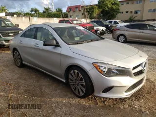 2018 Mercedes-Benz CLA with VIN WDDSJ4EB5JN602801, listed as a Copart auction lot 68519392 with 54,545 mi miles. Bid and sale history available at carsss.com. Image 4.