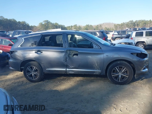 2017 Infiniti QX60 with VIN 5N1DL0MM5HC511960, listed as a IAAI auction lot 41779522 with 145,234 mi miles and . Bid and sale history available at DreamBid. Image 13.