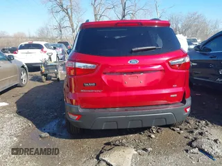 2019 Ford EcoSport SE with VIN MAJ3S2GE4KC262633, listed as a IAAI auction lot 41724149 with 72,495 mi miles and . Bid and sale history available at carsss.com. Image 16.