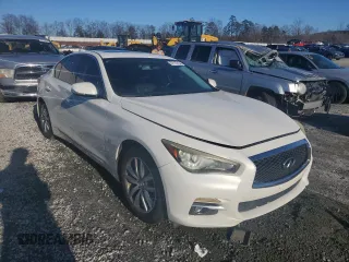 2014 Infiniti Q50 z VIN JN1BV7AP7EM683266, wystawiony jako Copart lot #87167454 z przebiegiem 120 125 mil mil oraz Szkoda całkowita • Salvage title. Historia ofert i sprzedaży dostępna na DreamBid. Obrazek 4.