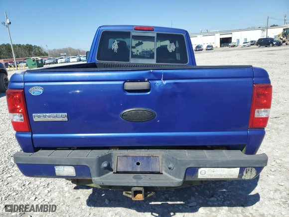 2006 Ford Ranger STX with VIN 1FTYR44E26PA21695, listed as a Copart auction lot 48725865 with 146,375 mi miles and Salvage Title. Bid and sale history available at carsss.com. Image 6.